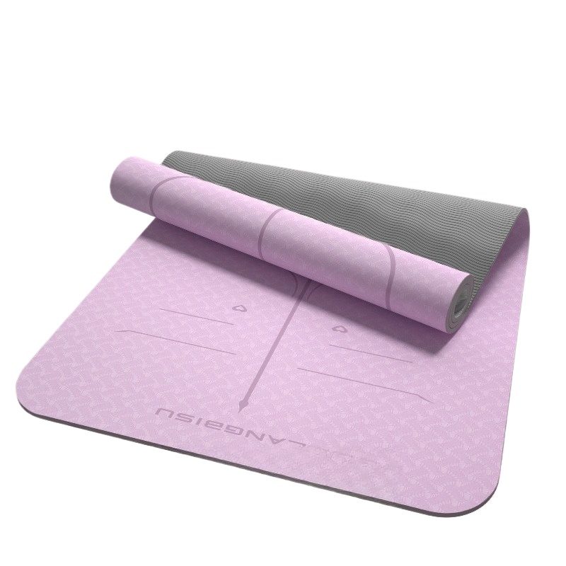 Yoga Health & Fitness Center - เสื่อโยคะ TPE สำหรับผู้เริ่มต้น กว้างพิเศษ ยาวพิเศษ หนาพิเศษ