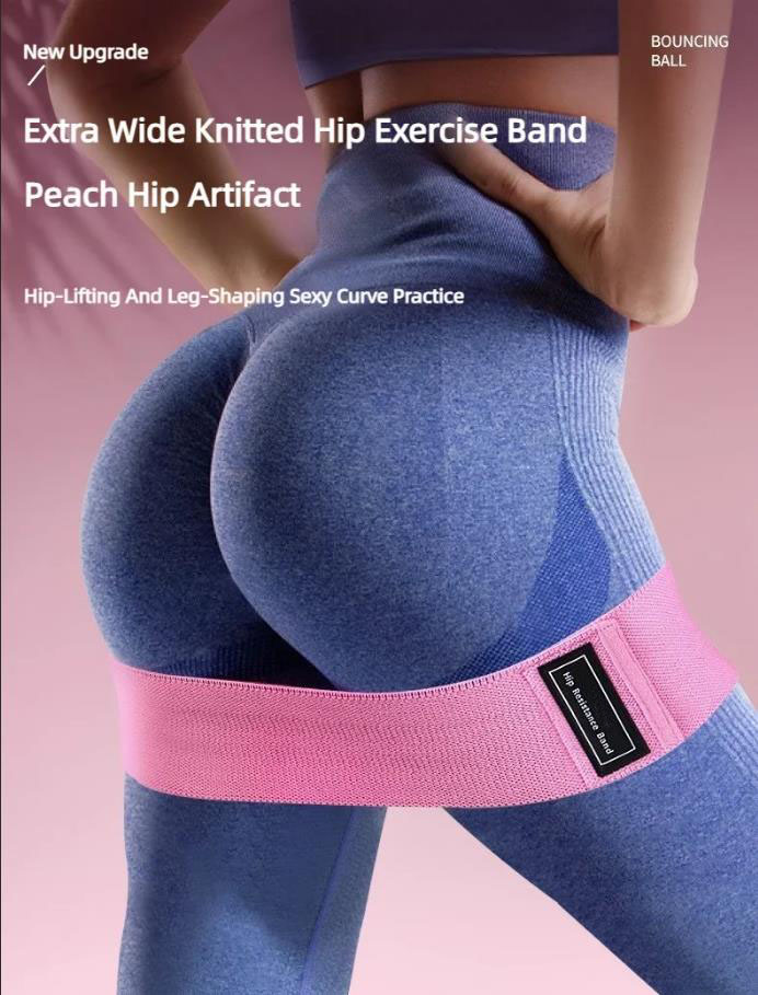 Yoga Fitness Stretching Strap - ชุดยางยืดออกกำลังกาย 3 ชิ้น สำหรับบริหารสะโพก ต้นขา และกล้ามเนื้อ