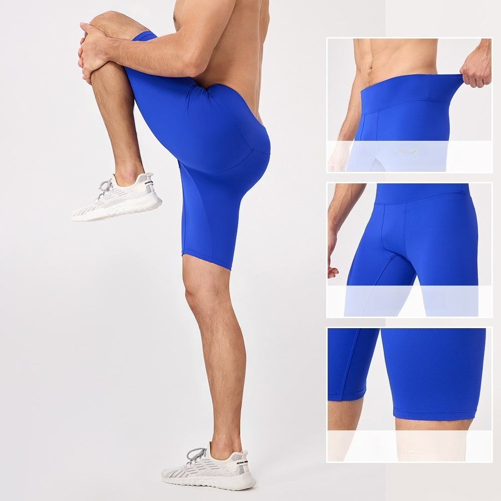 กางเกงโยคะขาสั้นผู้ชาย 5 นิ้ว  - Yoga Fitness Training บทวิจารณ์และราคา