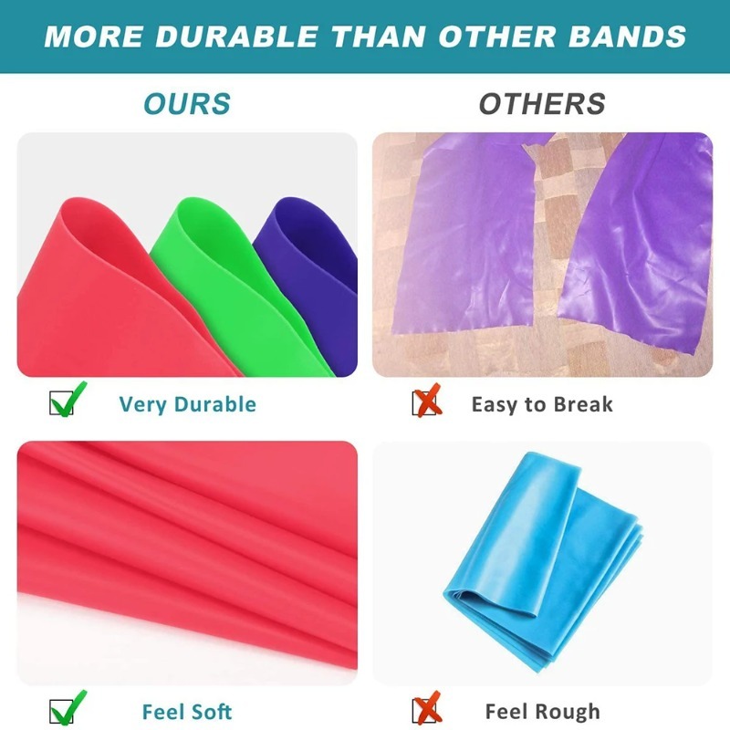 ยางยืดออกกำลังกายจากน้ำยางธรรม - Yoga Fitness Stretching Strap บทวิจารณ์และราคา