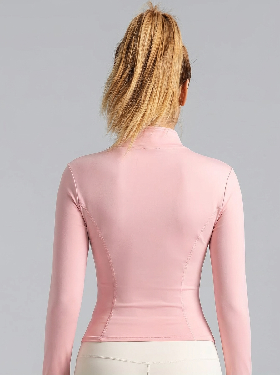 เสื้อโยคะสีชมพูอ่อนสำหรับผู้หญ - Fitness Of Yoga บทวิจารณ์และราคา