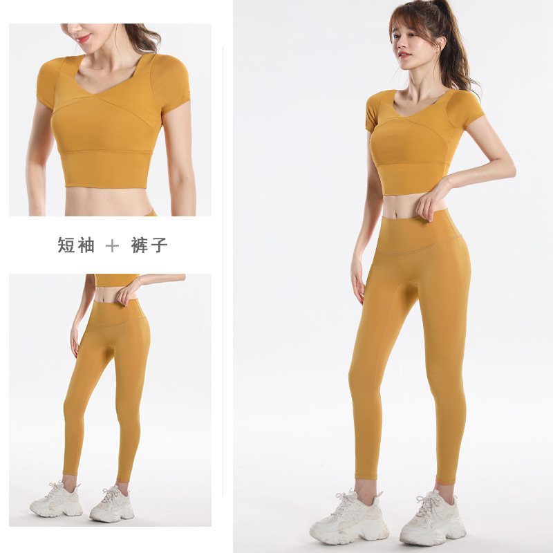 ชุดออกกำลังกายแห้งเร็วพร้อมบรา - Fitness Of Yoga บทวิจารณ์และราคา