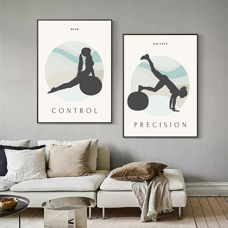 โปสเตอร์รูปภาพสร้างแรงบันดาลใจ - Yoga Fitness Quotes บทวิจารณ์และราคา