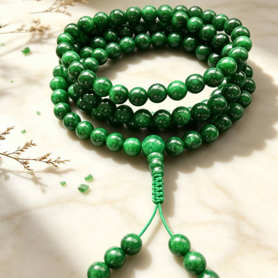 สร้อยข้อมือสร้อยคอลูกปัดหยกสีเ - Yoga Health & Fitness Center บทวิจารณ์และราคา