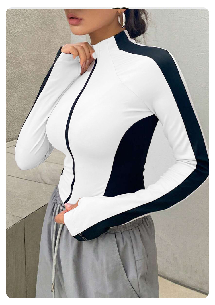 เสื้อโยคะคอตั้ง แจ็คเก็ตสำหรับ - Fitness Of Yoga บทวิจารณ์และราคา