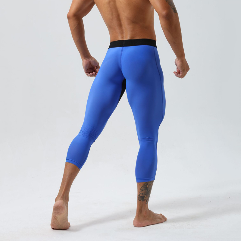 กางเกงรัดรูปเอวสูงสำหรับผู้ชาย - Yoga Fitness Training บทวิจารณ์และราคา