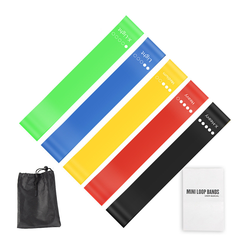 ชุดยางยืดออกกำลังกาย TPE 5 ชิ้ - Yoga Fitness Stretching Strap บทวิจารณ์และราคา