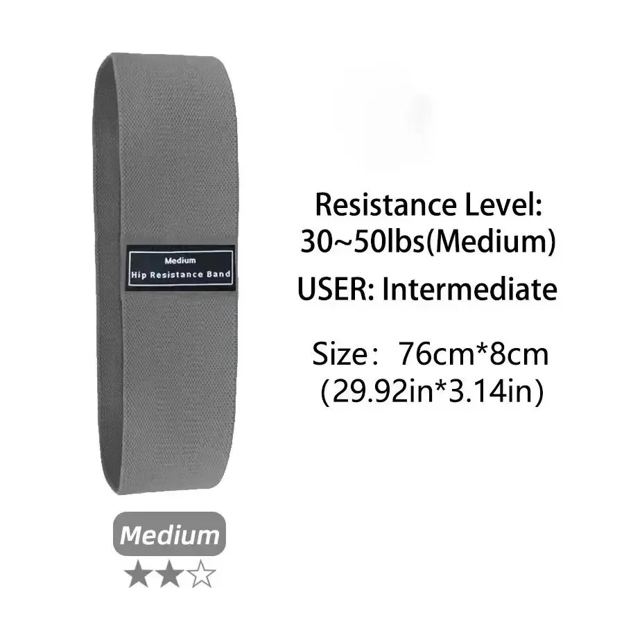 ผ้าความต้านทานสะโพก Booty Band - Yoga Fitness Stretching Strap บทวิจารณ์และราคา