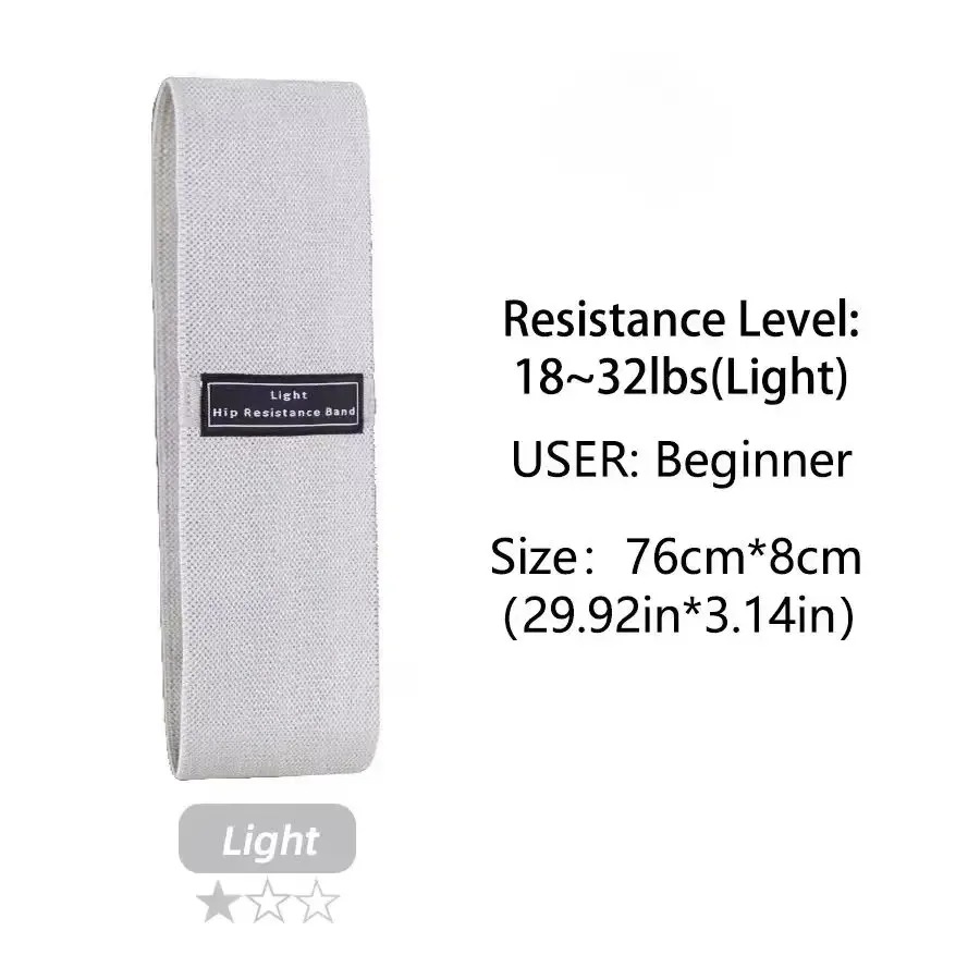 ผ้าความต้านทานสะโพก Booty Band - Yoga Fitness Stretching Strap บทวิจารณ์และราคา