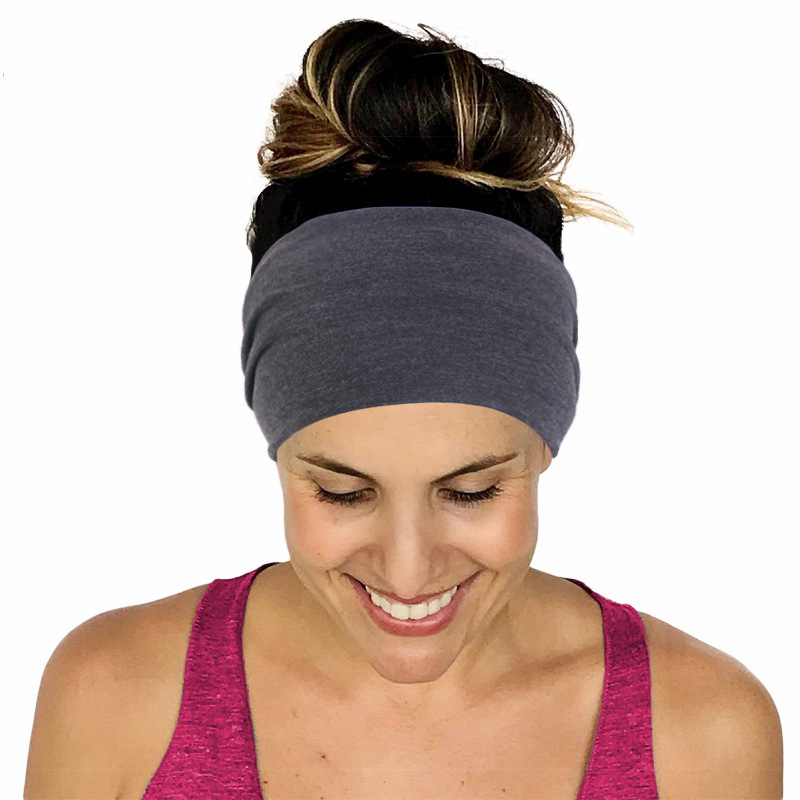 ที่คาดผมสีพื้นแบบยืดหยุ่นสำหรั - Yoga Fitness Stretching Strap บทวิจารณ์และราคา